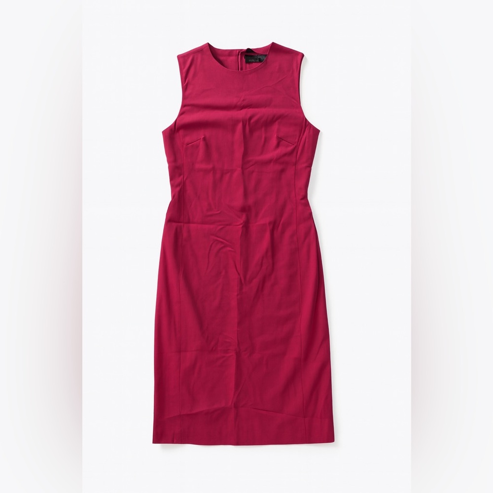 Theory Sleeveless Dress in Vibrant magenta